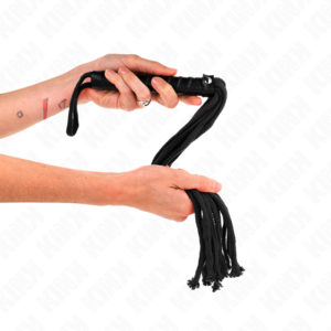 Kink Impact & Touch-Peitsche Seil Schwarz 56 cm · BDSM-Zubehör (Bild 3)