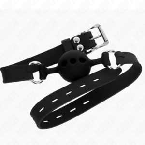 Kink Collar & Gag-Integrale Silikon Gag 55 X 2 cm mit Kugel 4 · Bondage & Handschellen (Bild 2)