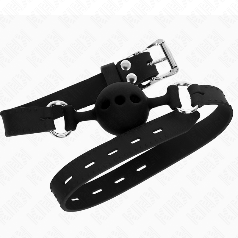 Kink Collar & Gag-Integrale Silikon Gag 55 X 2 cm mit Kugel 4 · Bondage & Handschellen (Bild 2)
