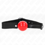 Kink Collar & Gag-66 X 2.5 cm Einstellbarer 41-61 cm-TPE-Armband · Bondage & Handschellen