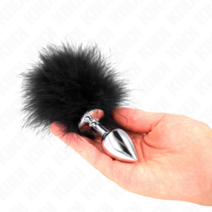 Kink Pleasure Plugs-Analplug aus Edelstahl 11 X 7 cm