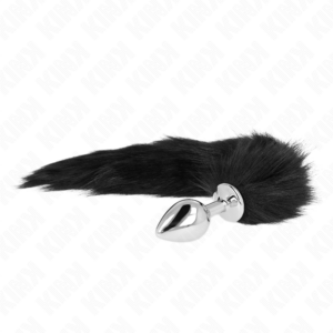 Kink Pleasure Plugs-Analplug Size M 8 X 3.5 cm mit Coda-Schwarz, Größe · BDSM-Zubehör (Bild 4)