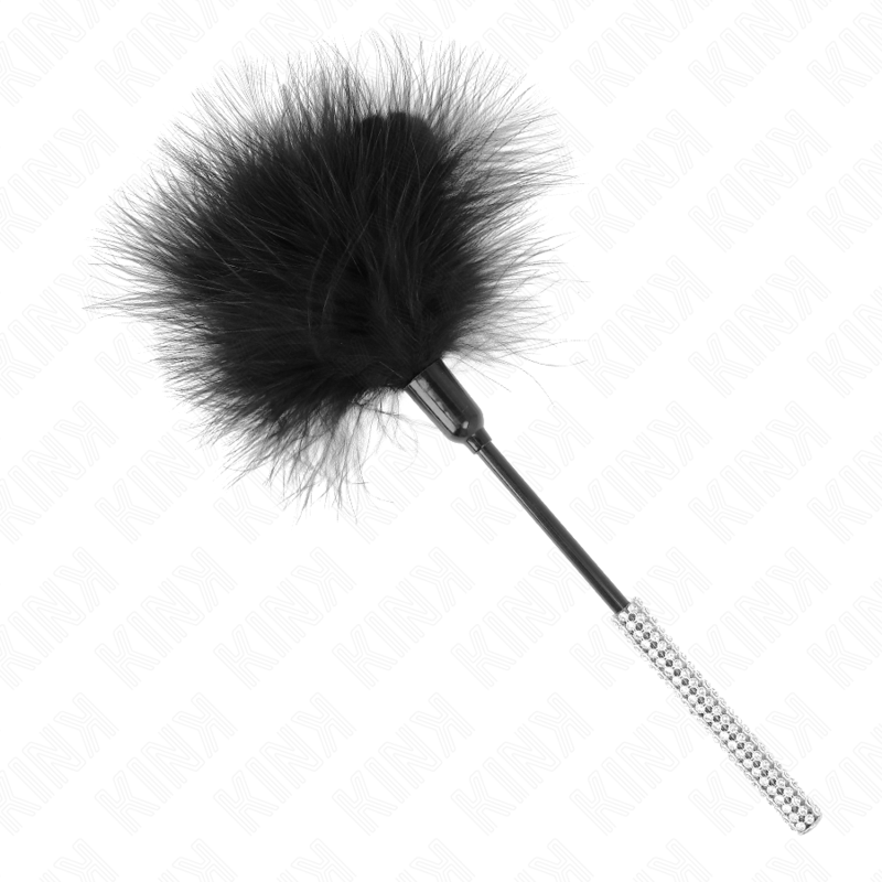 Kink Impact & Touch-Penis Tickle, Griff mit Strass, 27 cm · Bondage & Handschellen (Bild 2)