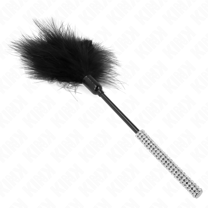 Kink Impact & Touch-Penis Tickle, Griff mit Strass, 27 cm · Bondage & Handschellen (Bild 5)
