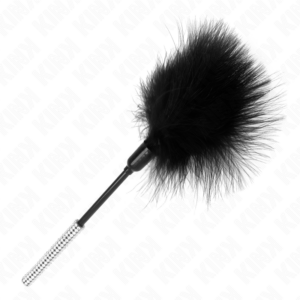 Kink Impact & Touch-Penis Tickle, Griff mit Strass, 27 cm · Bondage & Handschellen (Bild 4)