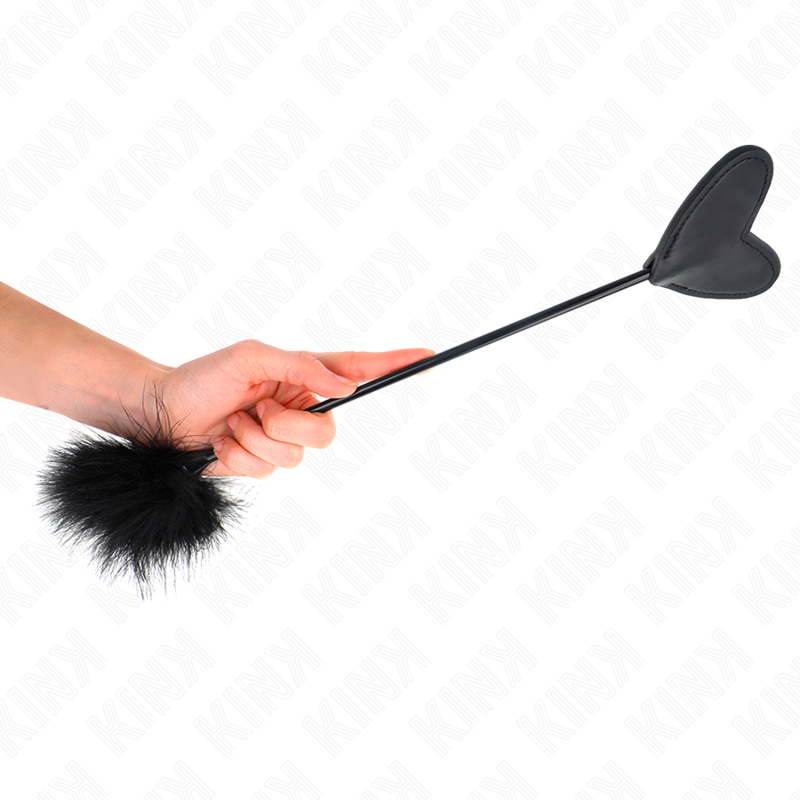 Kink Impact & Touch-Duster mit Pens und Paddle Herz 31 cm · Bondage & Handschellen (Bild 5)