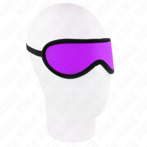 Kink Masked Allure-Augenbinde mit Schuppenstruktur, gefasster Rand Lila