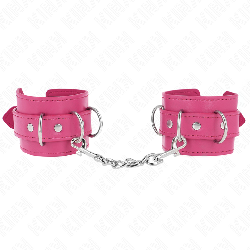 Kink Wrist Restraint-3 D-Ring Griffe für Polsini-Rosa · Bondage & Handschellen (Bild 2)