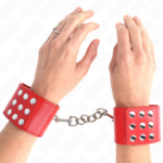 Kink Wrist Restraint-Handschellen für das Handgelenk mit Snap Rot · Bondage & Handschellen