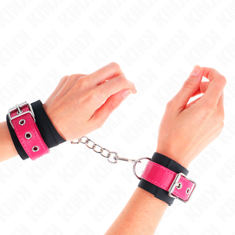 Kink Wrist Restraint-Handgelenkmanschetten aus Nylon Schwarz