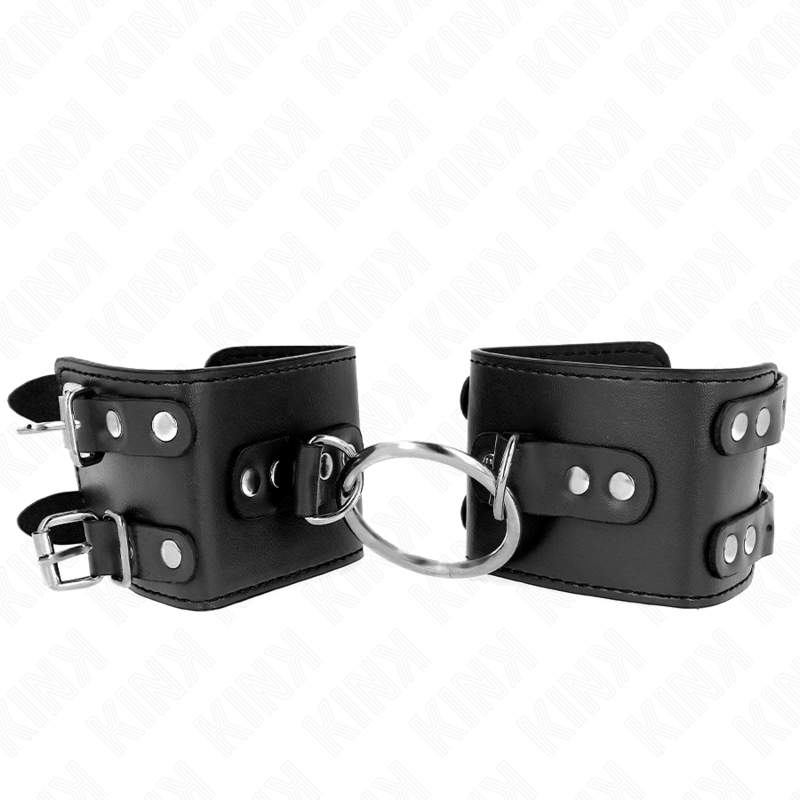 Kink Wrist Restraint-Feste Handgelenke für Handgelenke mit Ring und · Bondage & Handschellen (Bild 2)