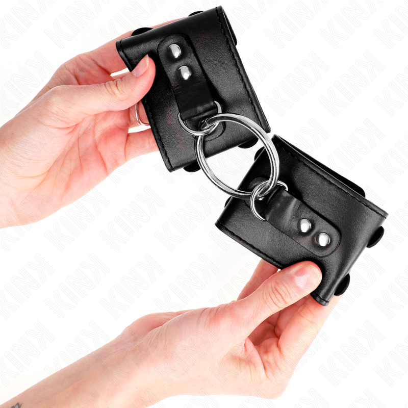Kink Wrist Restraint-Feste Handgelenke für Handgelenke mit Ring und · Bondage & Handschellen (Bild 4)