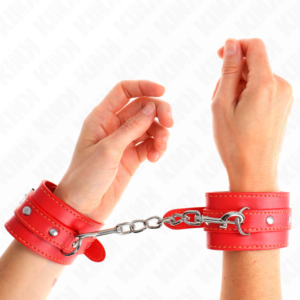 Kink Wrist Restraint-Dünne Handgelenkmanschetten Rot
