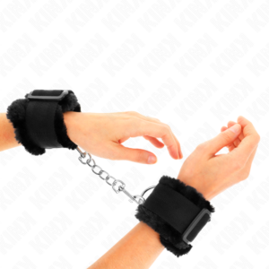 Kink Wrist Restraint-Gepolsterte Handgelenkfesseln-Schwarz