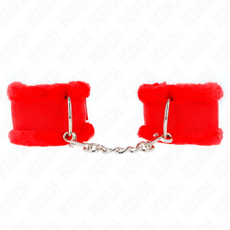 Kink Wrist Restraint-Gepolsterte Handgelenke mit Rot · Bondage & Handschellen (Bild 2)