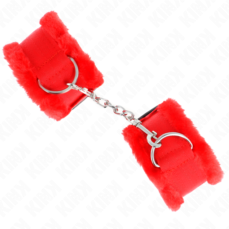 Kink Wrist Restraint-Gepolsterte Handgelenke mit Rot · Bondage & Handschellen (Bild 3)