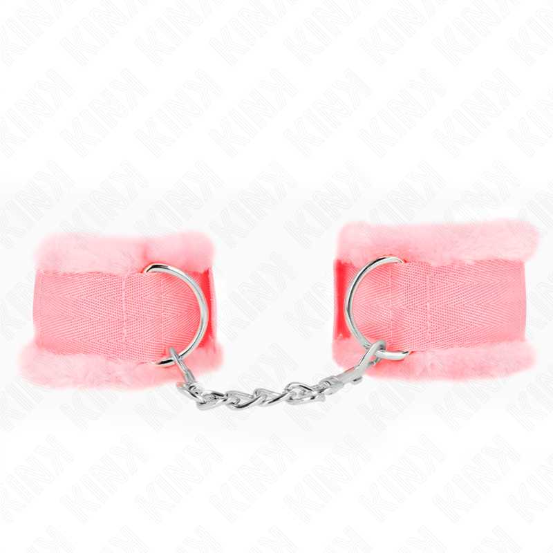 Kink Wrist Restraint-Gepolsterte Handgelenke mit Rosa · Bondage & Handschellen (Bild 2)