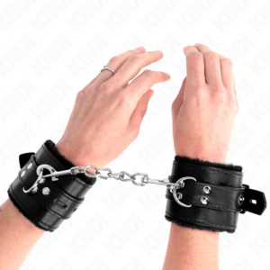 Kink Wrist Restraint-Gepolsterte Handgelenke mit Schwarz · Bondage & Handschellen