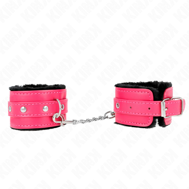 Kink Wrist Restraint-Gepolsterte Handgelenke mit Schwarz, Rosa · Bondage & Handschellen (Bild 2)