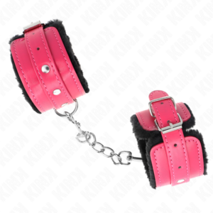 Kink Wrist Restraint-Gepolsterte Handgelenke mit Schwarz, Rosa · Bondage & Handschellen (Bild 3)