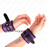 Kink Wrist Restraint-Premium Pullover mit schwarzem Pelz gepolstert · Bondage & Handschellen