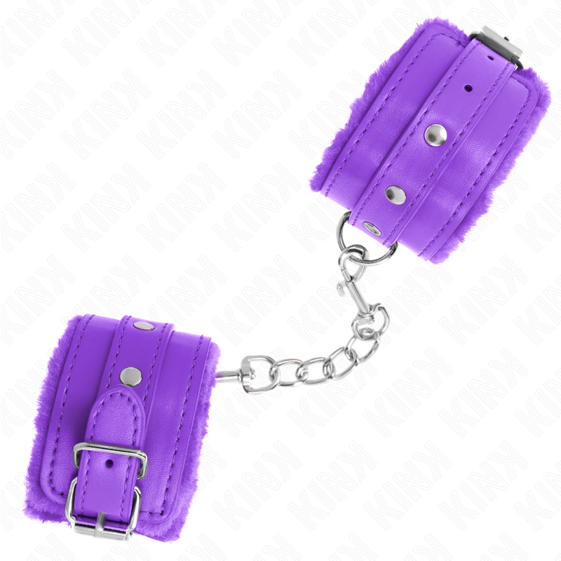 Kink Wrist Restraint-Gepolsterte Handgelenke mit Lila · Bondage & Handschellen (Bild 3)