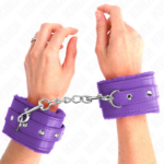 Kink Wrist Restraint-Gepolsterte Handgelenke mit Lila · Bondage & Handschellen