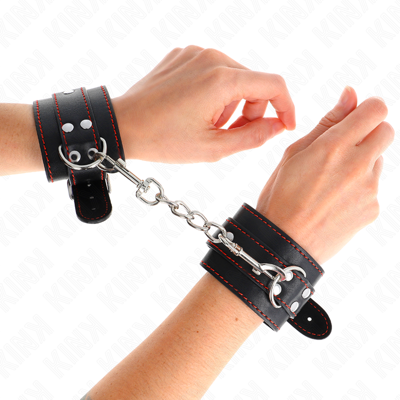 Kink Wrist Restraint-Handgelenkmanschetten Schwarz