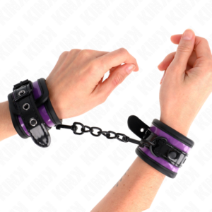 Kink Wrist Restraint-Handgelenkmanschetten aus Neopren Violett