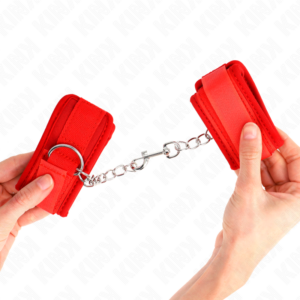 Kink Wrist Restraint-Handschellen aus Neopren für Manschetten Rot 42 X · Bondage & Handschellen (Bild 4)