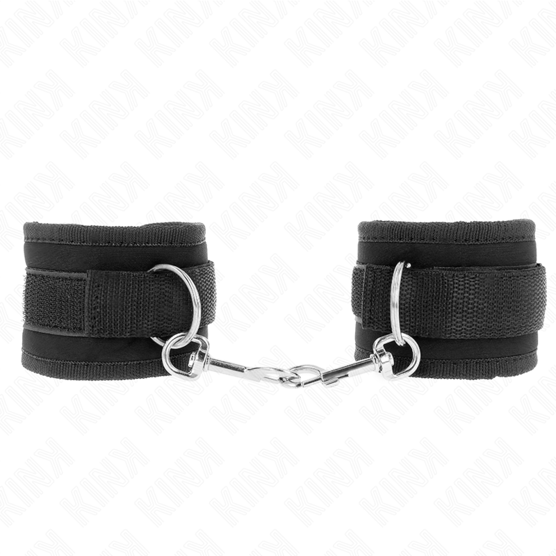 Kink Wrist Restraint-Handschellen Handgelenk Nylon Hook &loop Schwarz · Bondage & Handschellen (Bild 2)