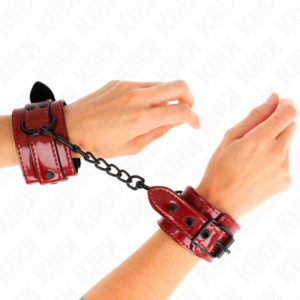 Kink Wrist Restraint-Handgelenkmanschetten Dunkelrot 23 cm