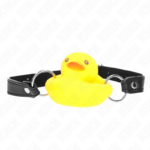 Kink Collar & Gag-Gag in Form aus Silikon-Enten · Bondage & Handschellen
