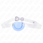 Kink Collar & Gag-Schnuller-Gag Blau Öffnen 5.5 X · Bondage & Handschellen