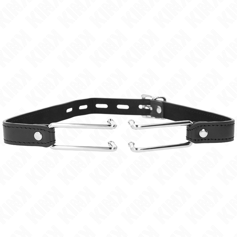 Kink Collar & Gag-Knebel mit Metallhaken 11.5 cm mit Riemen