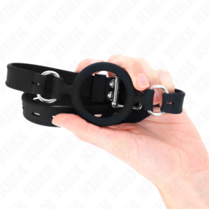 Kink Collar & Gag-Silikon O-Ring 5 cm Gag 56 cm · Bondage & Handschellen (Bild 3)