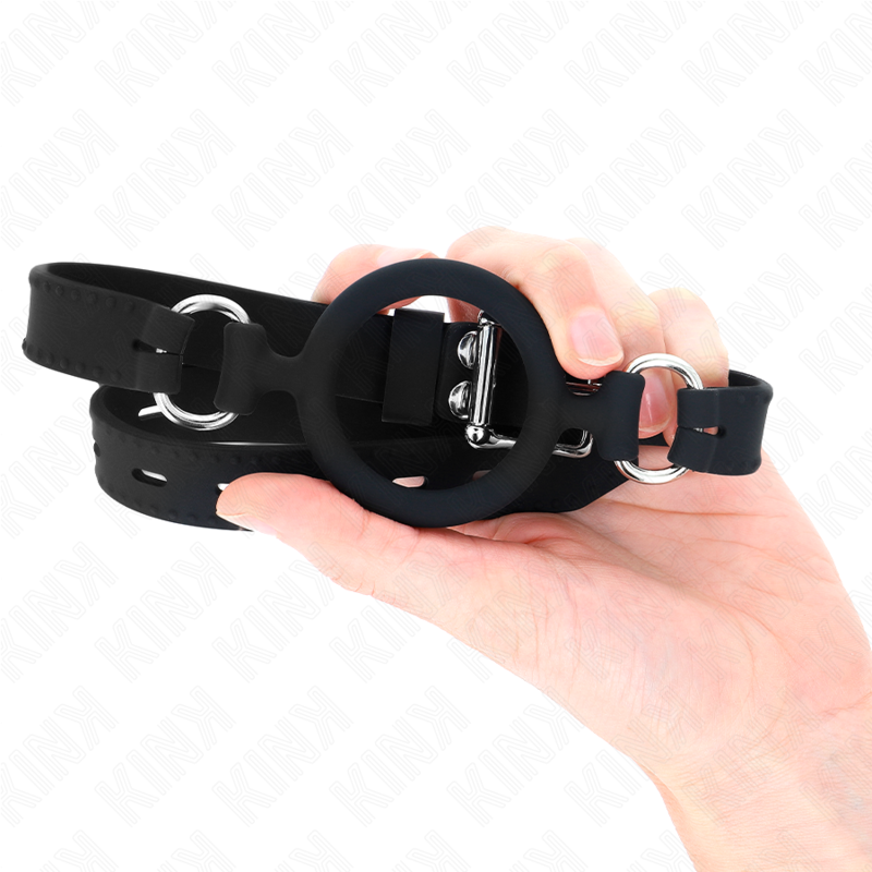 Kink Collar & Gag-Silikon O-Ring 5 cm Gag 56 cm · Bondage & Handschellen (Bild 3)