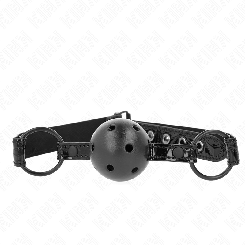 Kink Collar & Gag-Ball Gag mit Diamond Modell 4.5 cm, Länge · Bondage & Handschellen