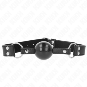 Kink Collar & Gag-Weicher Ball und Hof 4 cm Gag mit Armband · Bondage & Handschellen