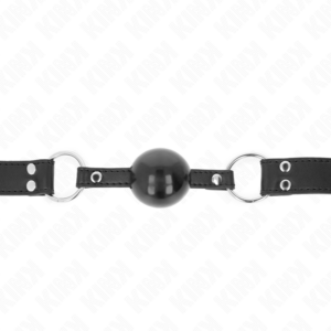 Kink Collar & Gag-Weicher Ball und Hof 4 cm Gag mit Armband · Bondage & Handschellen (Bild 3)