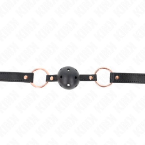 Kink Collar & Gag-Premium TPE-Ballknebel 4 cm - 60 X 2 cm
