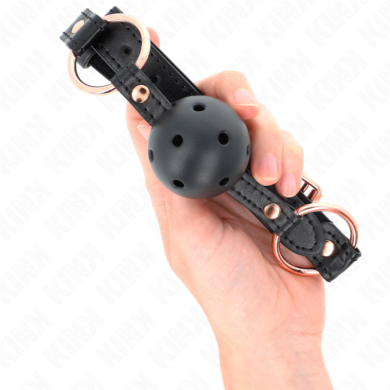 Kink Collar & Gag-Premium Tpe Ball Gag 4 cm – 60 x 2 cm · Bondage & Handschellen (Bild 4)