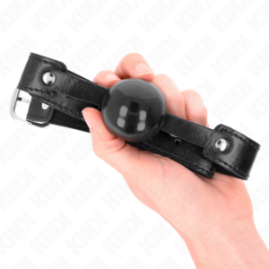 Kink Collar & Gag-Kugelgag Soft Tpe 4 cm Modell 2 65 X 2.5 cm · Bondage & Handschellen (Bild 3)