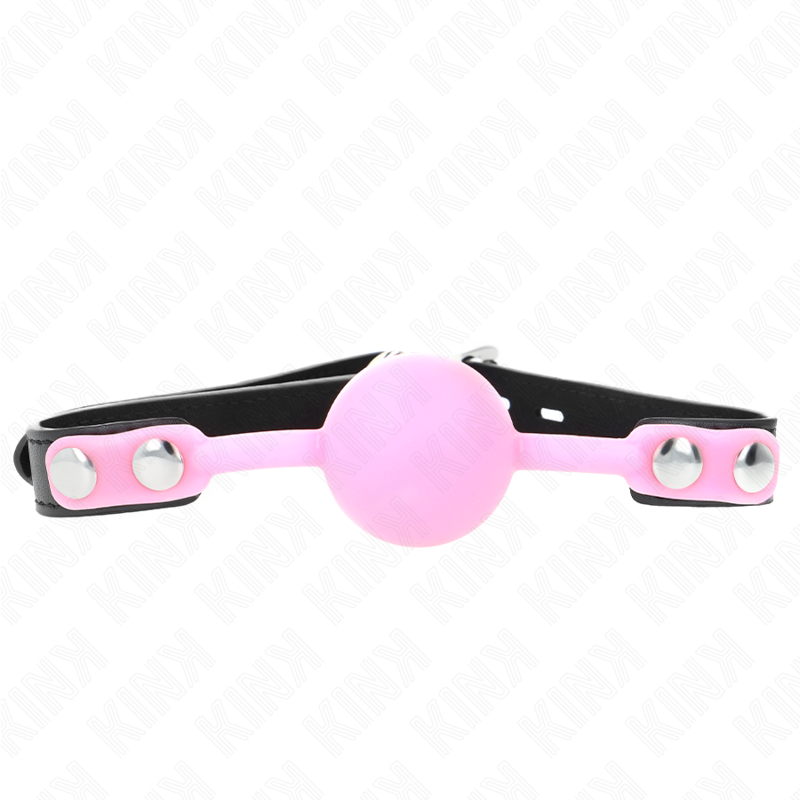 Kink Collar & Gag-Gag mit Leuchtkugel aus Silikon 4 cm, Harness 60 · Bondage & Handschellen