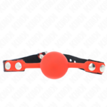 Kink Collar & Gag-Modell 2 4 cm Silikon-Kugelklemme mit Schloss · Bondage & Handschellen