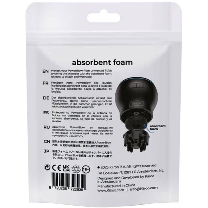 Kiiroo-Powerblow Absorberschaum 5 Stk.-Paket · Sextoys (Bild 2)