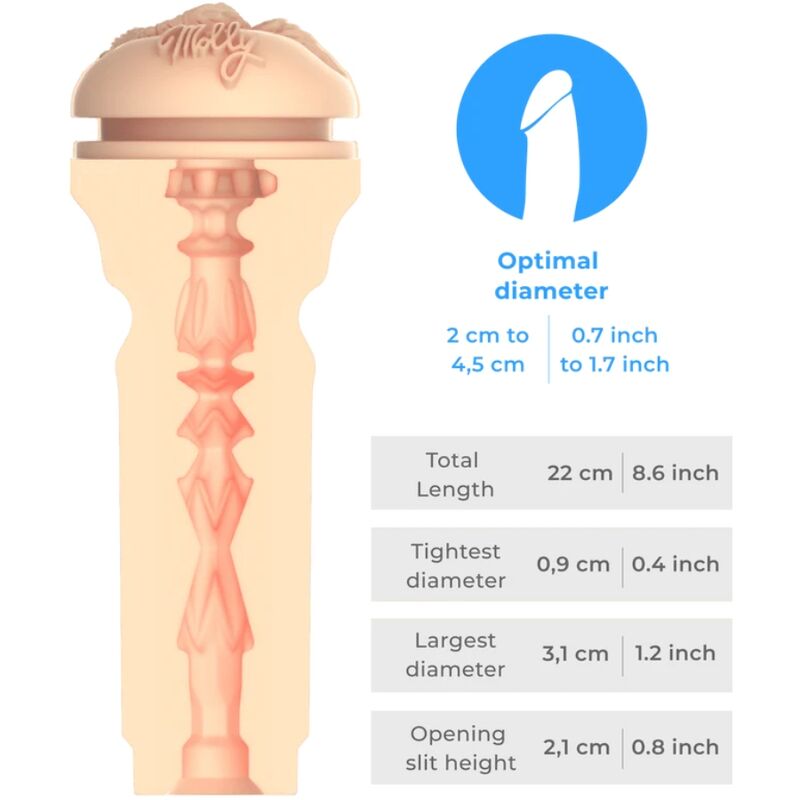 Kiiroo-Feel Molly Stewart Masturbator Kiiroo Stars Collection-TPE · Sextoys (Bild 2)