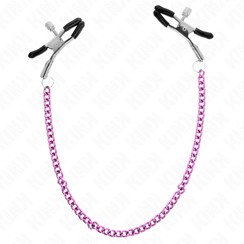Kink Nipple Grip-Lila Kette Brustwarzen – 30 cm-Metal · BDSM-Zubehör (Bild 2)