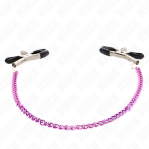 Kink Nipple Grip-Lila Kette Brustwarzen – 30 cm-Metal · BDSM-Zubehör (Bild 3)