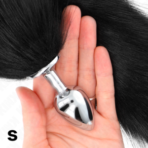 Kink Pleasure Plugs-Anal Plug Size S 7 X 3 cm mit Synthetic Coda · BDSM-Zubehör (Bild 3)